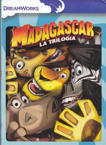 Dvd madagascar trilogia - dvd,