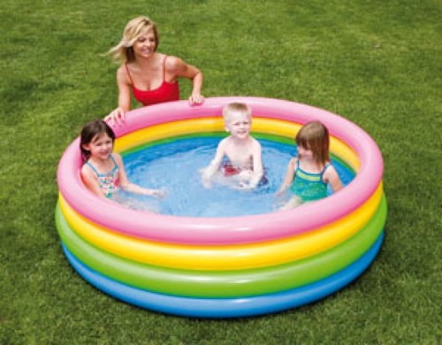 Piscina gonfiabile bimbi tonda - gonfiabile,