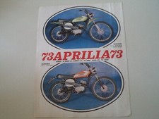 advertising Pubblicità 1973 MOTO APRILIA SCARABEO CROSS 50