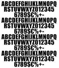 Kit 164 x lettere e numeri