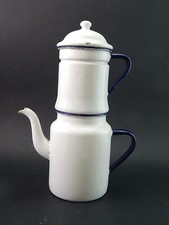 ANTIQUE WHITE PORCELAIN ENAMEL