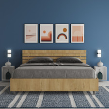 Letto matrimoniale senza rete