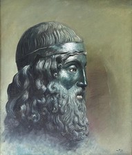 MARIO RUSSO olio su tela 50x60