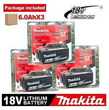 Makita Batteria Originale 18V 6.0Ah BL1830 BL1840 BL1850 BL1860 LXT Li-ion OEM
