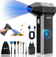 SDFM Soffiatore Aria Compressa Professionale, 130,000 RPM, 3 Velocità. 3000 mAh.