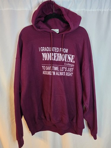 Felpa con cappuccio morehouse - cappuccio,