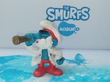 Puffi Puffo Capitano 20141 Papa Captain 2C Pejo© 1981 Sri Lanka ⓈSchleich P.nero