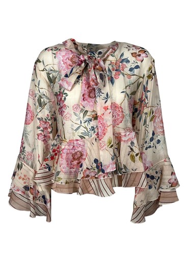 Kartika blusa floreale cipria - kartika,