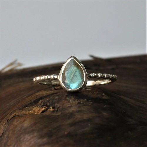Anello labradorite argento - anello,