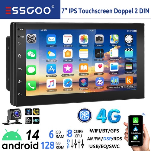 Autoradio din 6 - 2, 6+128g