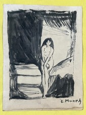 EDVARD MUNCH disegno e quadro