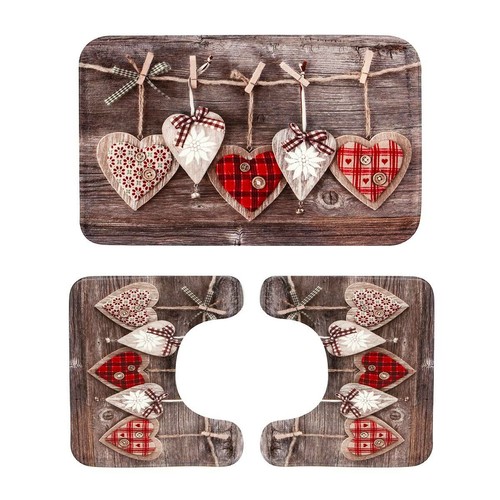 Set tappetini da bagno - set, 3