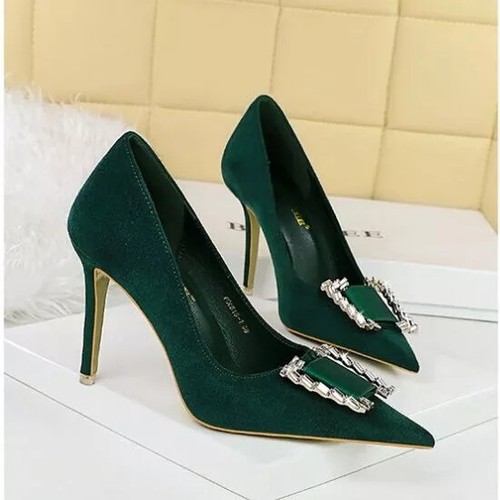 Decolte scarpe verde - decolte, cm