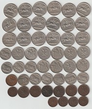 Albania vecchia moneta lotto di 50 monete a25