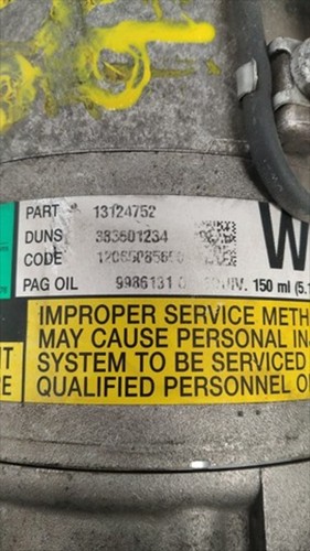 13124752 z19dt compressore - 13124752-d,