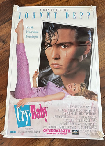 Cry baby poster promo 1990 - cry-baby,