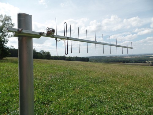 Antenna yagi 23cm 1296mhz - antenna, con