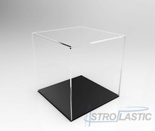 Teca Vetrinetta in plexiglass per modellini modellismo e Lego cm 30x30x H30