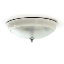 Plafoniera in vetro stampato