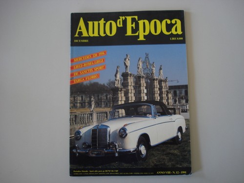Auto epoca 1991 mercedes - auto, 12/1991