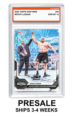 Brock lesnar 2026 topps - brock,