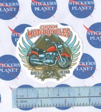 ADESIVO STICKER VINTAGE MOTO TUNING AUFKLEBER AUTOCOLLANT CUSTOM MOTORCYCLES