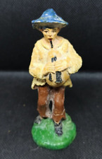 STATUINA PRESEPE CARTAPESTA ZAMPOGNARO SUONA ITALY CONFALEONE NARDI FONTANINI