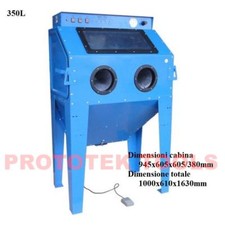 cabina sabbiatrice da 350