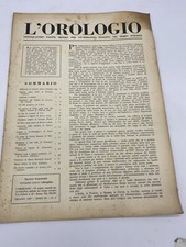 L'OROLOGIO ANNO IV NUMERO 6