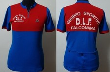 EROICA MAGLIA CICLISMO LANA G.S.   D.L.F. FALCONARA  M/C  TG. 3 AZZURRO ROSSO