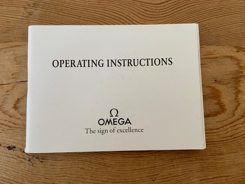 Omega watch manual - omega,