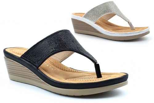 Sandali donna punta glitter