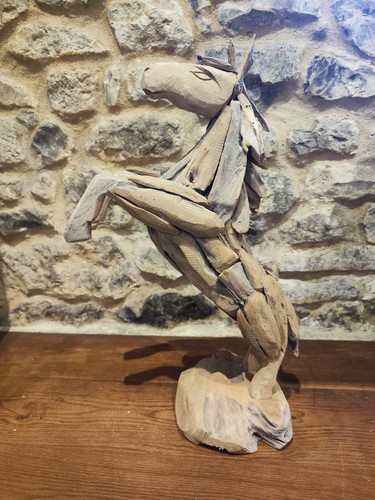 Scultura ornamento cavallo