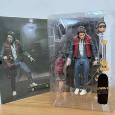 NECA Movie Ritorno al Futuro Marty Mcfly con Chitarra 7" Action Figure Giocattolo per Bambini