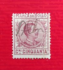 Francobollo Italia Marca da Bollo 1926 Centesimi 50 V.Emanuele III Usato