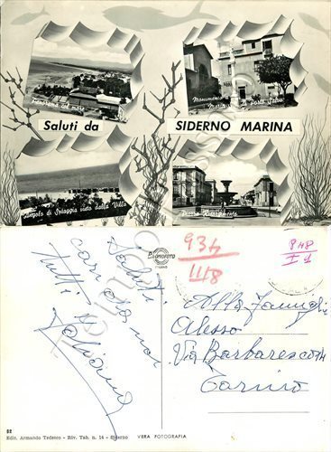 Cartolina saluti siderno - cartolina,