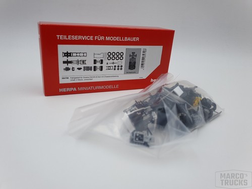 Herpa chassis scania 6x2 - scania,