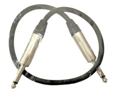 Cavo Patch Jack Mono Dritto Maschio 6,35 mm Neutrik 0,5 mt Strumenti Pedali