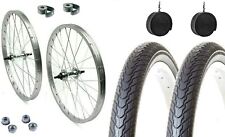 Coppia Ruote Bici Complete 26" X 1. 3/8 Cerchio + Copertone + Camera Bici