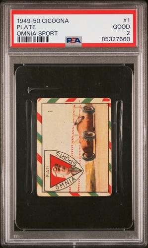 Stickers 1949 cicogna plate - 1949-50,