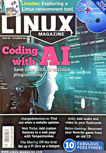 Linux magazine 289 coding - magazine, |