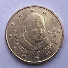 MONETA 50 CENTESIMI CITTA' DEL