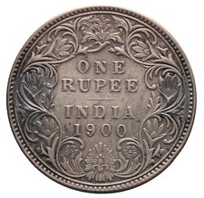 DN - India - one rupee 1900 -