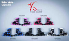 1:6 VSTOYS Female Pink Ice Skates Roller Skates Shoes Model 19XG68A F 12'' Body