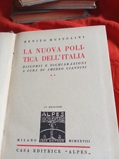 Discorsi  Di Mussolini 4 Libri