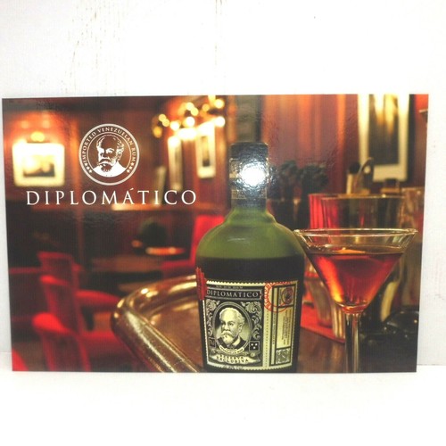 Plaque carton publicite - carton, rum