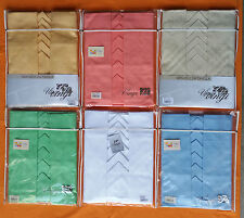 TOVAGLIA DA TAVOLA FIANDRA JACQUARD CON TOVAGLIOLI 100%COTONE VINGI X6X12X18X24