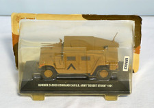 MODELLINO VINTAGE HUMMER CLOSED COMMAND CAR U.S. ARMY  "DESERT STORM" 1991 1:43
