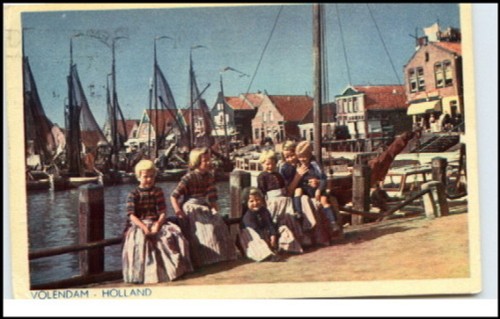 Cartolina edam volendam olanda - volendam,
