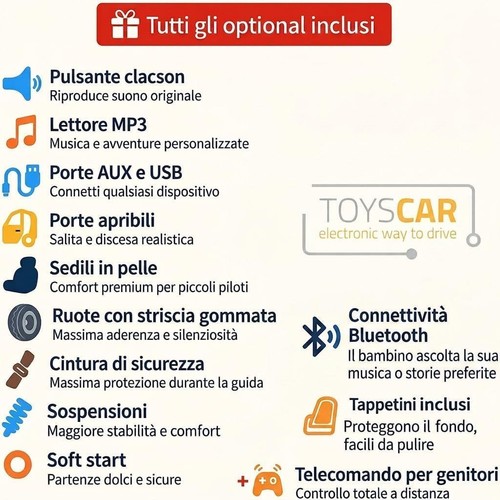 Auto elettrica bambini jeep - auto,